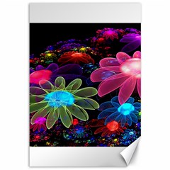 Nice 3d Flower Canvas 12  X 18   by Sapixe