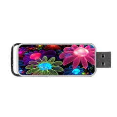 Nice 3d Flower Portable Usb Flash (one Side) by Sapixe