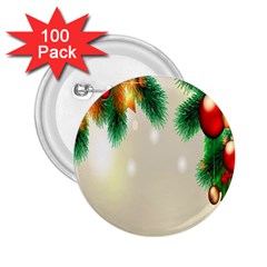 Ornament Christmast Pattern 2 25  Buttons (100 Pack)  by Sapixe