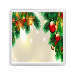 Ornament Christmast Pattern Memory Card Reader (square)  by Sapixe