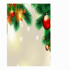 Ornament Christmast Pattern Small Garden Flag (two Sides) by Sapixe