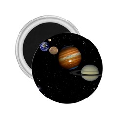 Outer Space Planets Solar System 2 25  Magnets by Sapixe