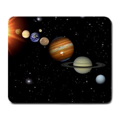 Outer Space Planets Solar System Large Mousepads by Sapixe