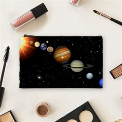 Outer Space Planets Solar System Cosmetic Bag (medium)  by Sapixe