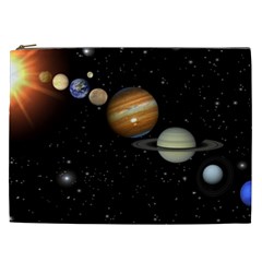 Outer Space Planets Solar System Cosmetic Bag (xxl)  by Sapixe