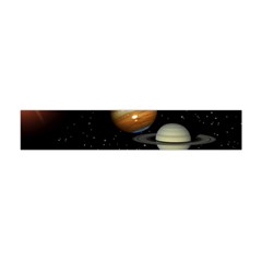 Outer Space Planets Solar System Flano Scarf (mini) by Sapixe