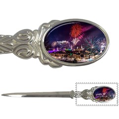 New Year New Year’s Eve In Salzburg Austria Holiday Celebration Fireworks Letter Openers by Sapixe