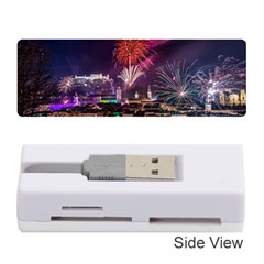 New Year New Year’s Eve In Salzburg Austria Holiday Celebration Fireworks Memory Card Reader (stick)  by Sapixe