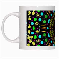 Liven Up In Love Light And Sun White Mugs by pepitasart