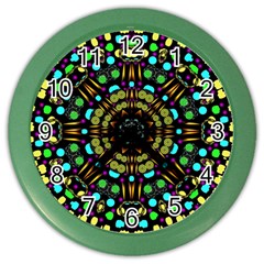 Liven Up In Love Light And Sun Color Wall Clocks by pepitasart