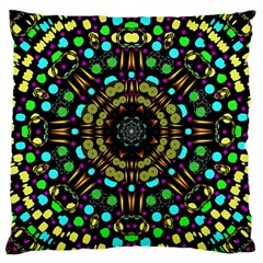 Liven Up In Love Light And Sun Large Cushion Case (two Sides) by pepitasart