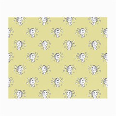 Cute Kids Drawing Motif Pattern Small Glasses Cloth by dflcprints