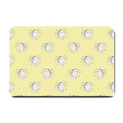 Cute Kids Drawing Motif Pattern Small Doormat  by dflcprints