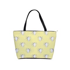 Cute Kids Drawing Motif Pattern Shoulder Handbags by dflcprints