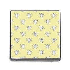 Cute Kids Drawing Motif Pattern Memory Card Reader (square) by dflcprints