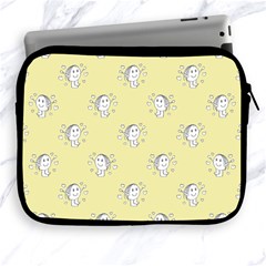 Cute Kids Drawing Motif Pattern Apple Ipad 2/3/4 Zipper Cases by dflcprints