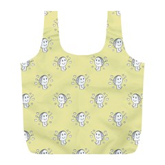 Cute Kids Drawing Motif Pattern Full Print Recycle Bags (l)  by dflcprints