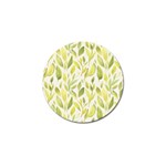 Green Leaves Nature Patter Golf Ball Marker (4 pack) Front