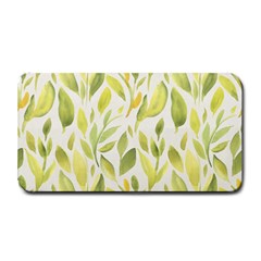 Green Leaves Nature Patter Medium Bar Mats by paulaoliveiradesign