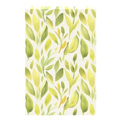 Green Leaves Nature Patter Shower Curtain 48  X 72  (small)  by paulaoliveiradesign