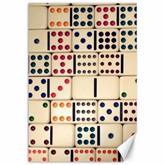 Old Domino Stones Canvas 12  X 18   by Sapixe