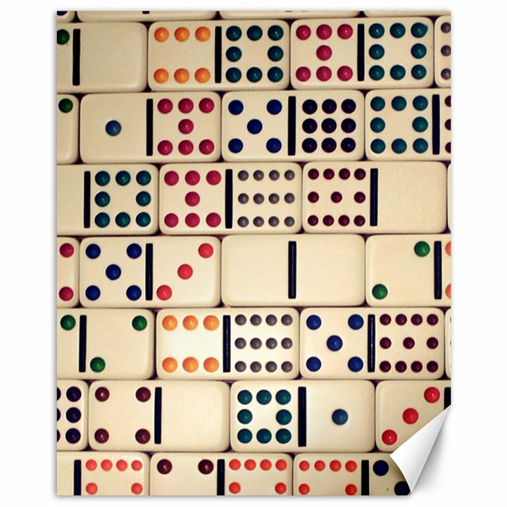 Old Domino Stones Canvas 11  x 14  