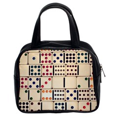 Old Domino Stones Classic Handbags (2 Sides) by Sapixe