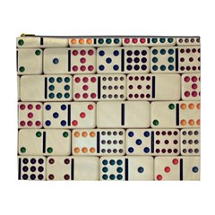 Old Domino Stones Cosmetic Bag (xl) by Sapixe