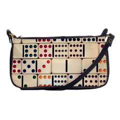 Old Domino Stones Shoulder Clutch Bags by Sapixe