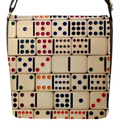 Old Domino Stones Flap Messenger Bag (s) by Sapixe