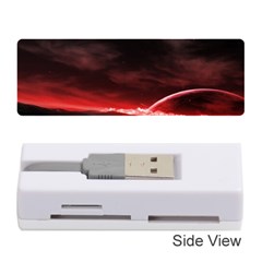 Outer Space Red Stars Star Memory Card Reader (stick)  by Sapixe