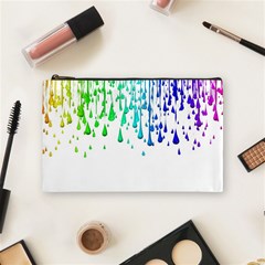 Paint Drops Artistic Cosmetic Bag (medium)  by Sapixe