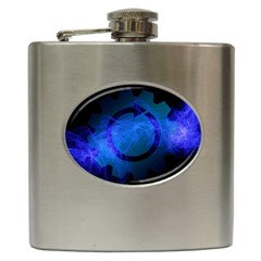 Particles Gear Circuit District Hip Flask (6 Oz) by Sapixe