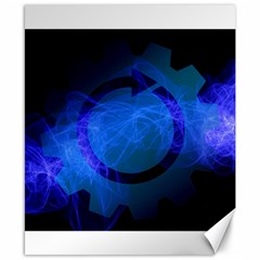 Particles Gear Circuit District Canvas 8  X 10  by Sapixe