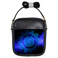 Particles Gear Circuit District Girls Sling Bags by Sapixe