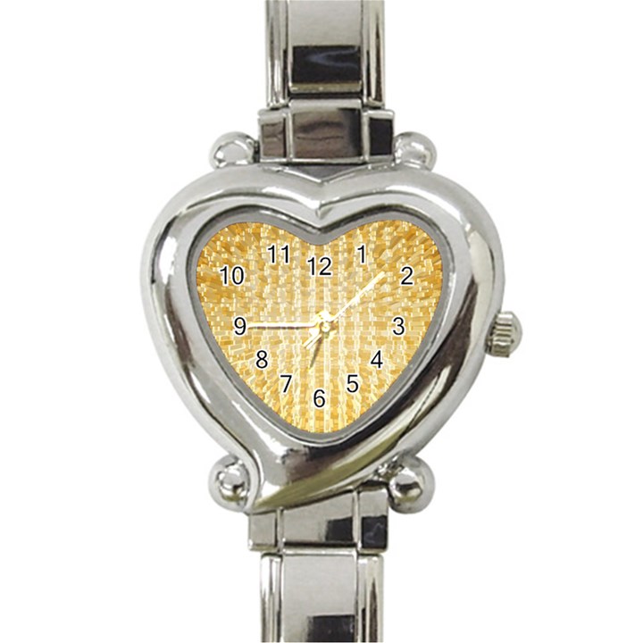 Pattern Abstract Background Heart Italian Charm Watch