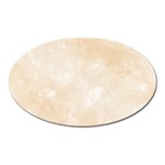 Pattern Background Beige Cream Oval Magnet Front