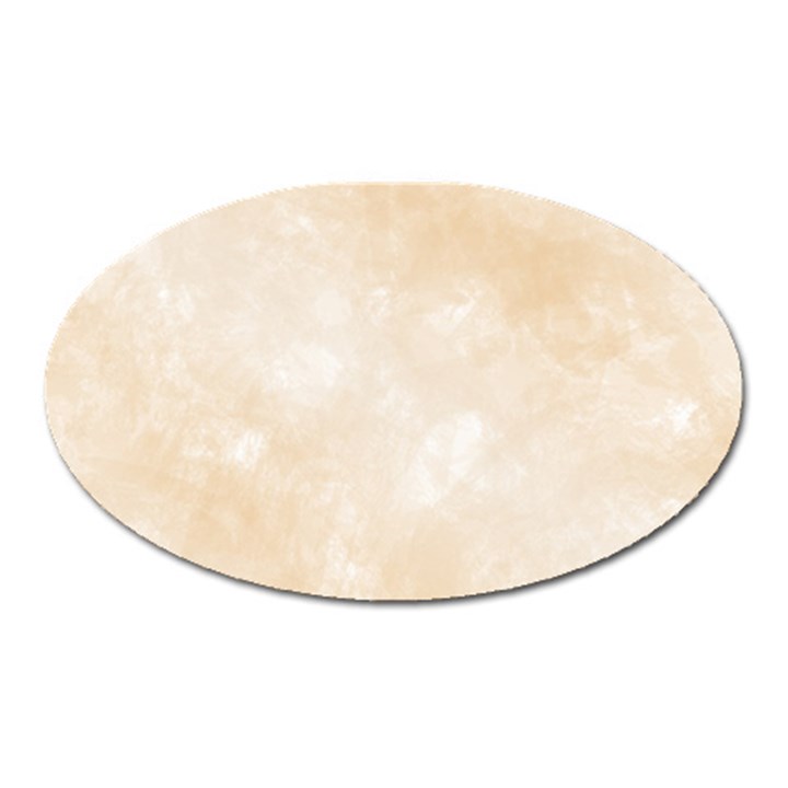 Pattern Background Beige Cream Oval Magnet