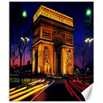 Paris Cityscapes Lights Multicolor France Canvas 20  x 24   19.57 x23.15  Canvas - 1