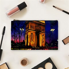 Paris Cityscapes Lights Multicolor France Cosmetic Bag (medium)  by Sapixe