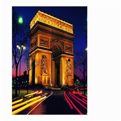 Paris Cityscapes Lights Multicolor France Small Garden Flag (two Sides) by Sapixe