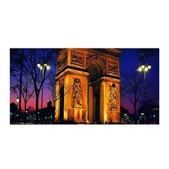 Paris Cityscapes Lights Multicolor France Satin Wrap by Sapixe