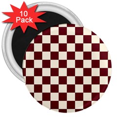 Pattern Background Texture 3  Magnets (10 Pack)  by Sapixe