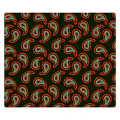 Pattern Abstract Paisley Swirls Double Sided Flano Blanket (small)  by Sapixe