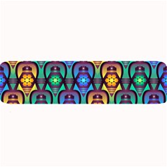 Pattern Background Bright Blue Large Bar Mats by Sapixe