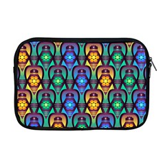 Pattern Background Bright Blue Apple Macbook Pro 17  Zipper Case by Sapixe