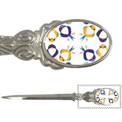 Pattern Circular Birds Letter Openers