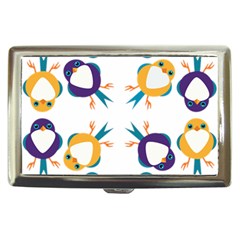 Pattern Circular Birds Cigarette Money Cases