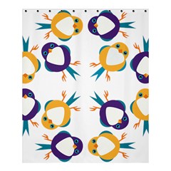 Pattern Circular Birds Shower Curtain 60  x 72  (Medium) 