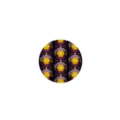 Pattern Background Yellow Bright 1  Mini Magnets by Sapixe